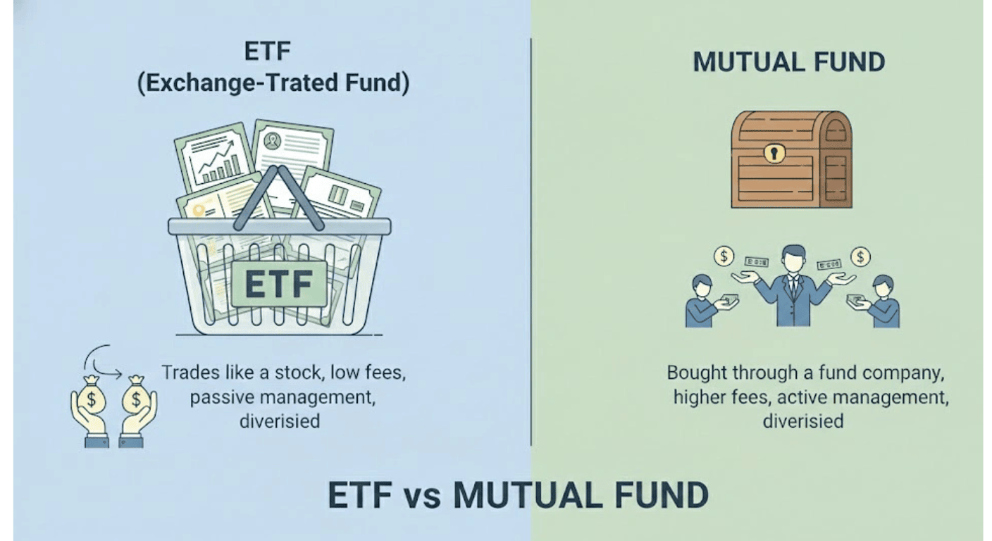 ETF vs Mutual Funds