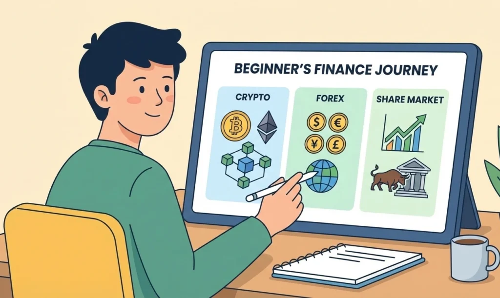 crypto forex share market explained for beginners