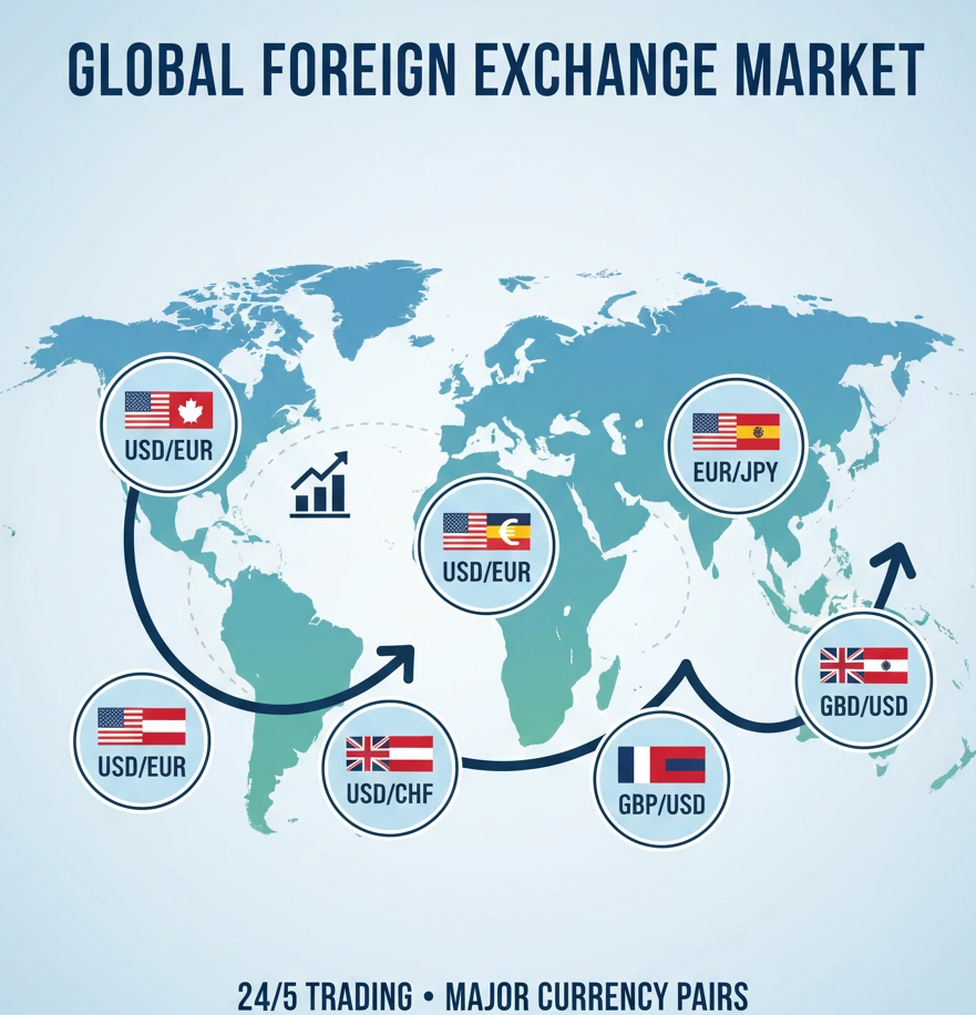 what is forex market explained