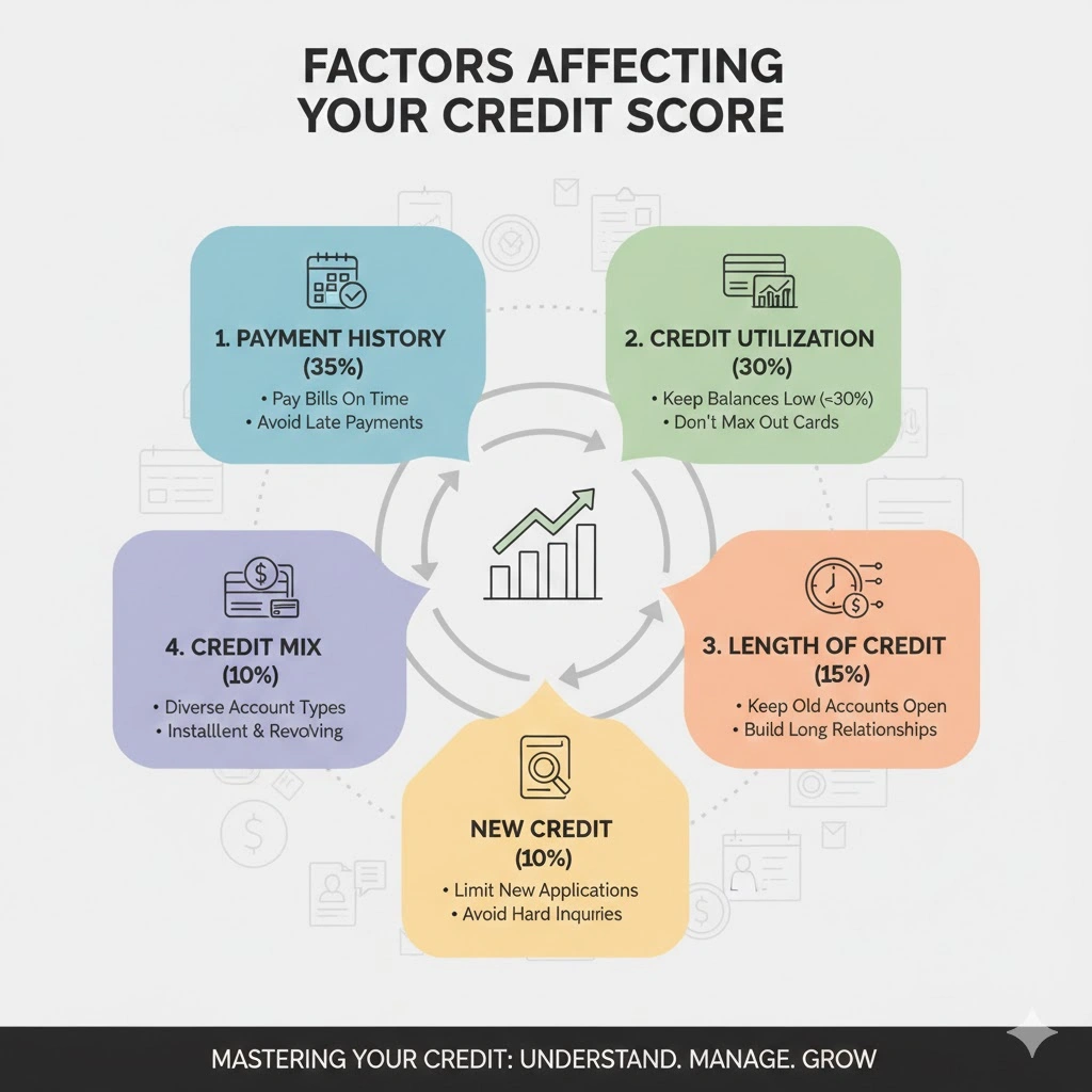 Credit Card credit score factors