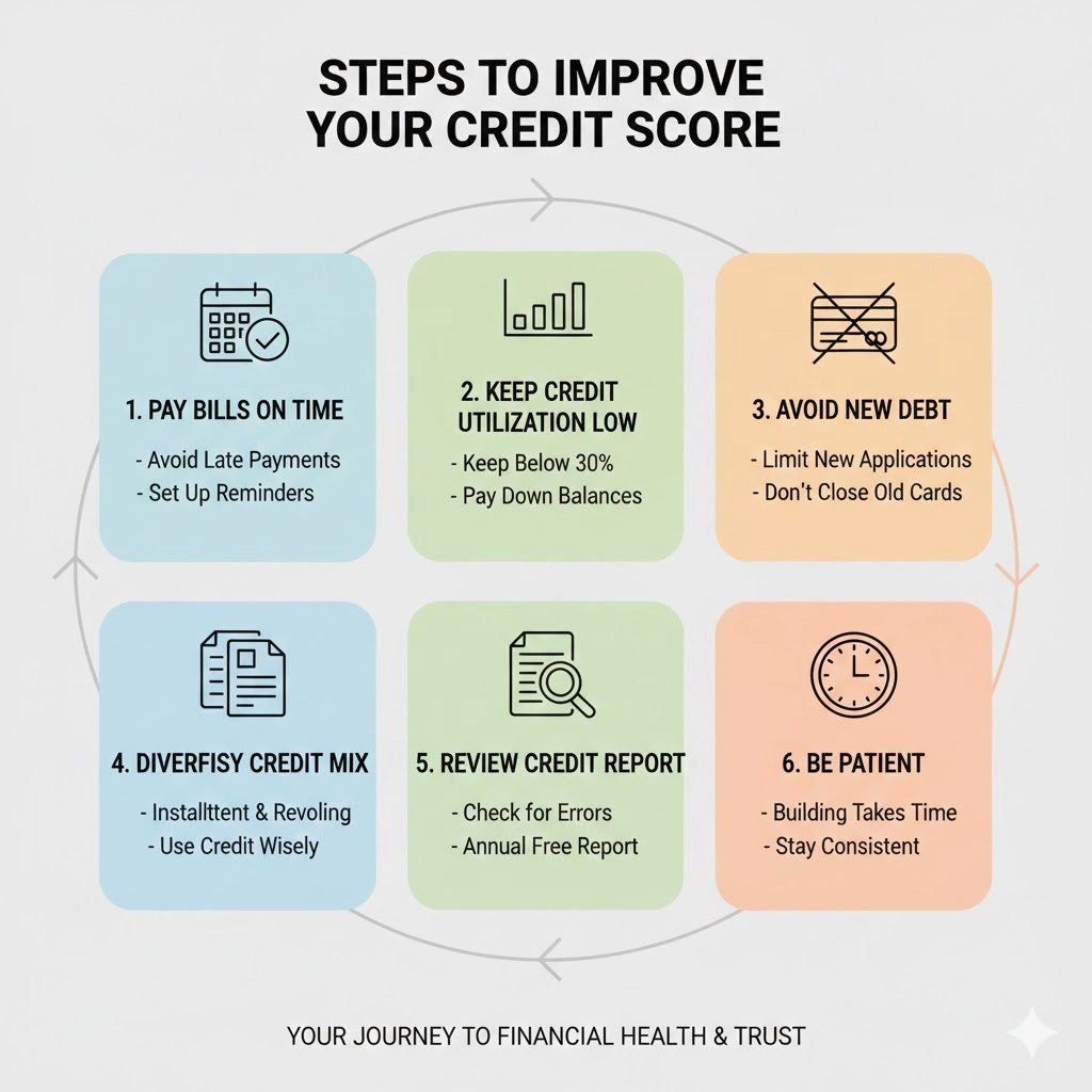 Credit card credit score improvement
