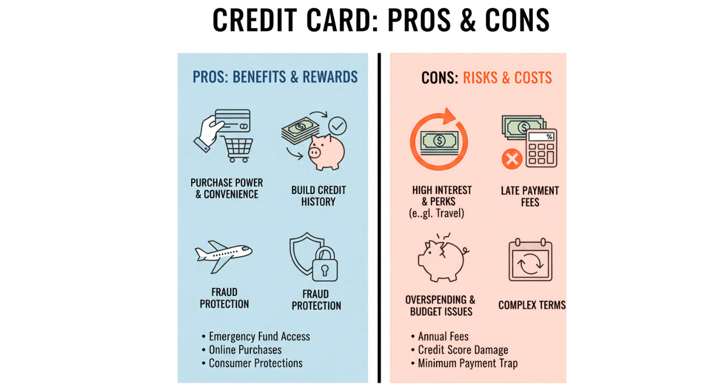 Credit Card Pros & Cons