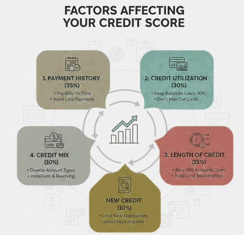 Factors affecting Credit Score