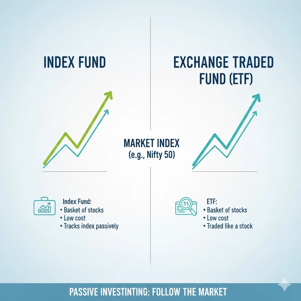 Indexes used in index funds and ETFs