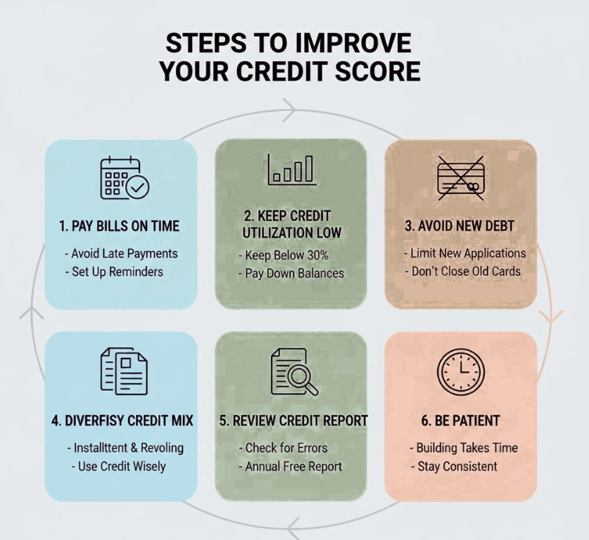Steps to Improve Credit Score