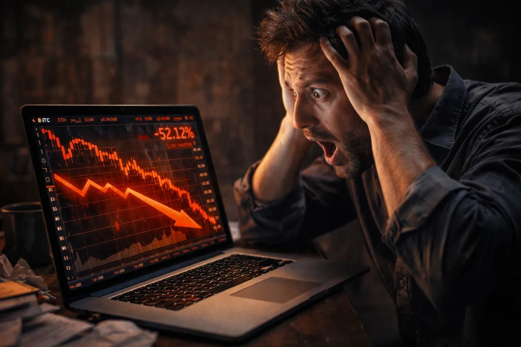 
why crypto is going down investor fear reaction
