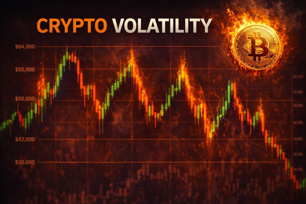 why is crypto down volatility explanation