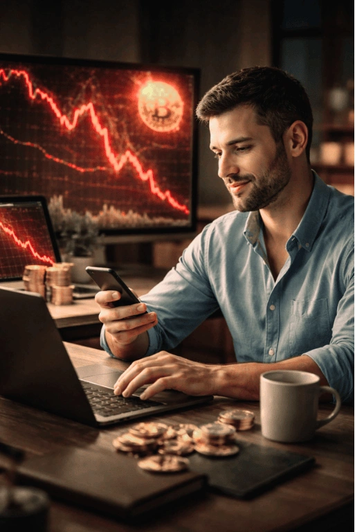 Smart Investor Trading in a Crypto Crash Market