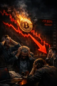 why is crypto down today market crash bitcoin falling