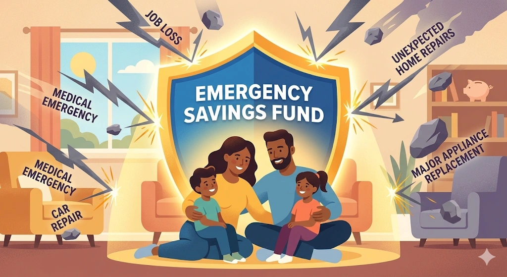 Emergency Fund protectting family from financial mistakes 